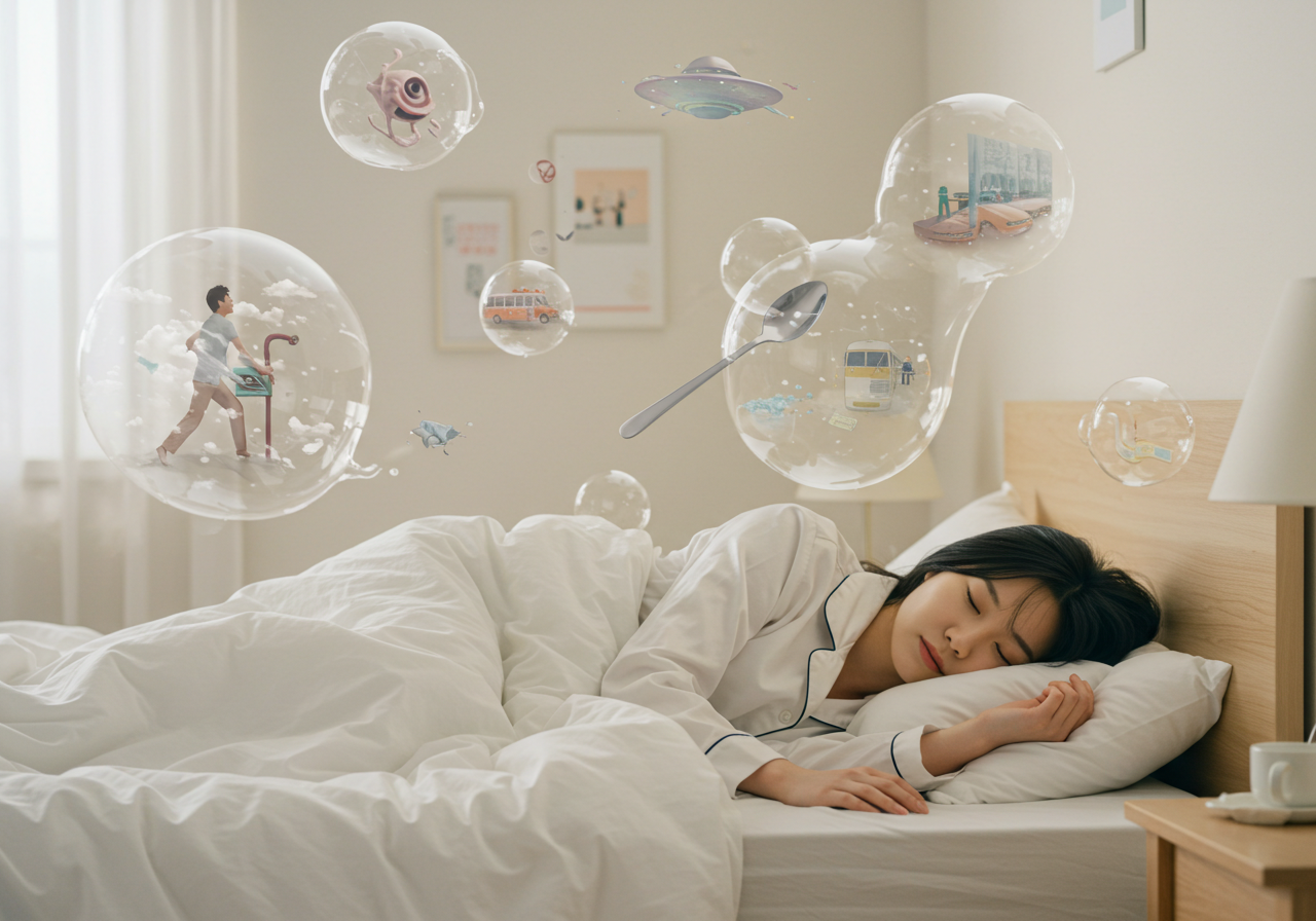 개꿈의 의미와 해몽 - 무의미 개꿈과 실제 개꿈의 차이