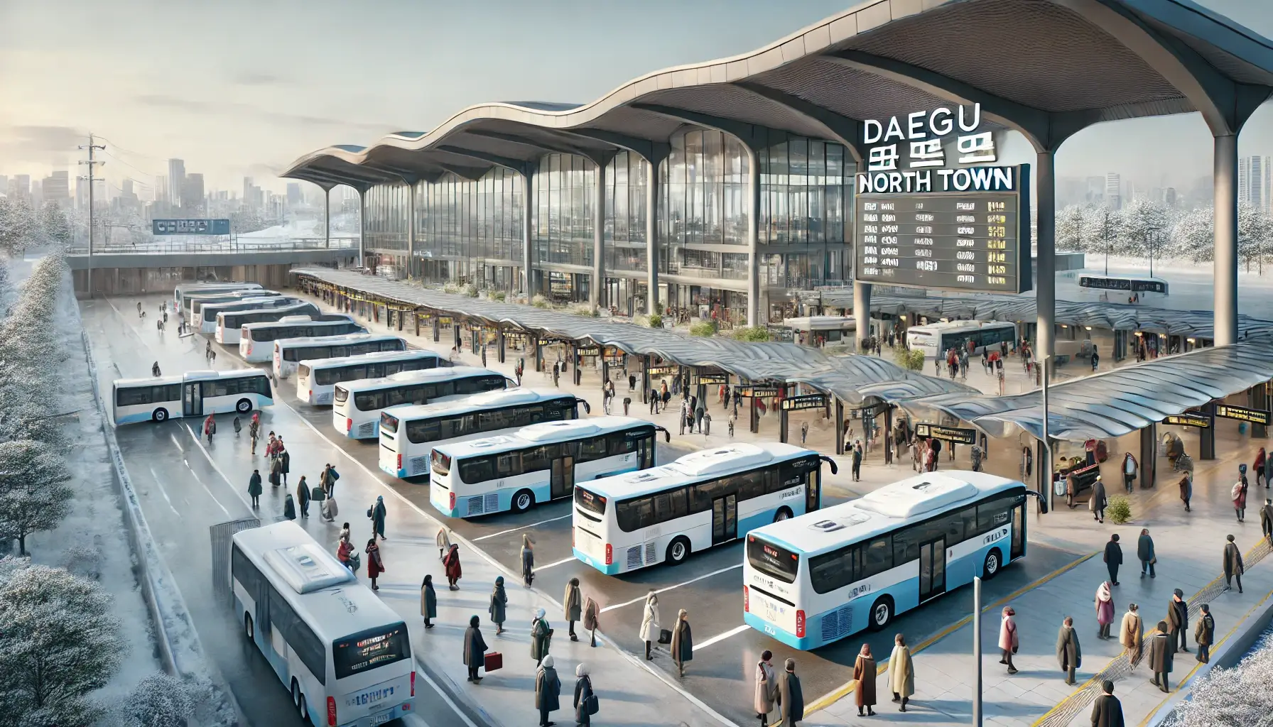 대구 북부정류장 시외버스 시간표