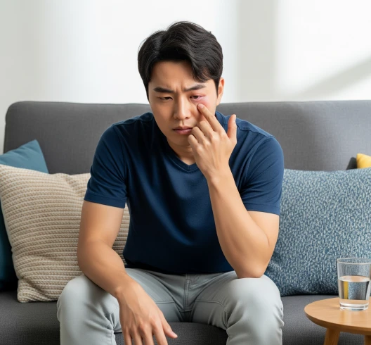 눈꺼풀이 붓는 이유