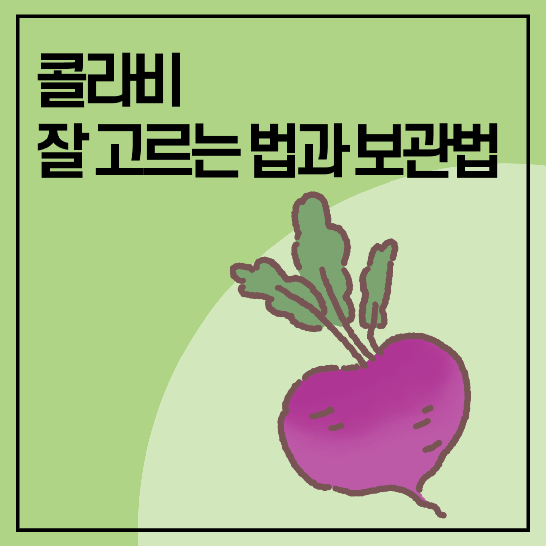 콜라비 고르는 방법 썸네일