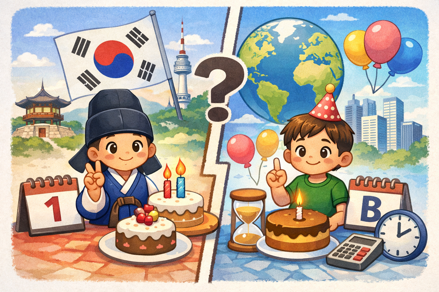 연나이 계산 방법 총정리|한국나이·만나이 차이 완벽 정리 관련 사진