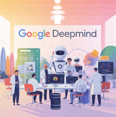 구글딥마인드 연구실 예시 이미지