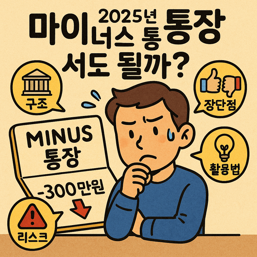 마이너스 통장, 써도 될까? 장단점
