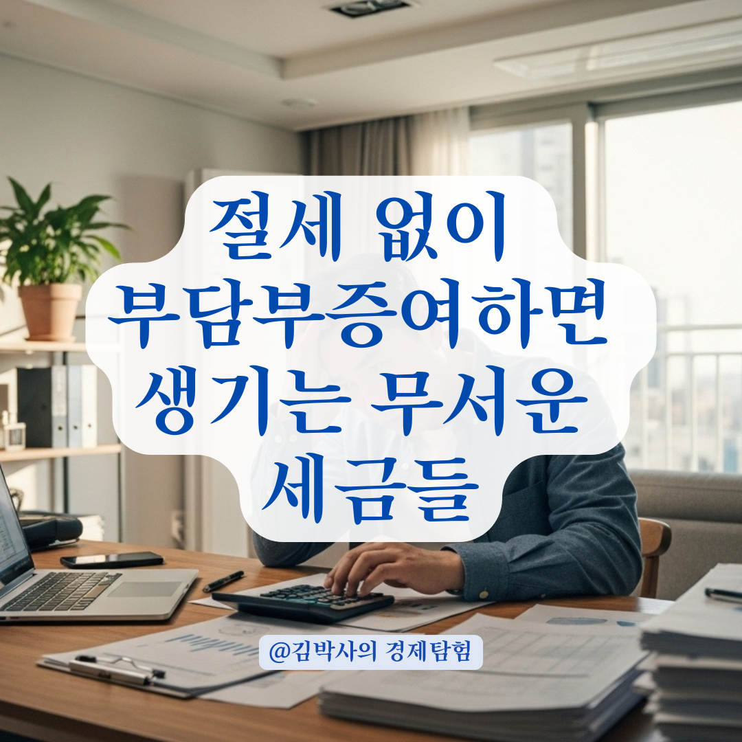 형제 간 부담부증여, 절세 전략 없이 진행하면 생기는 세금 리스크.