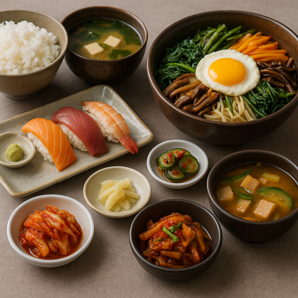 일본음식, 한국음식