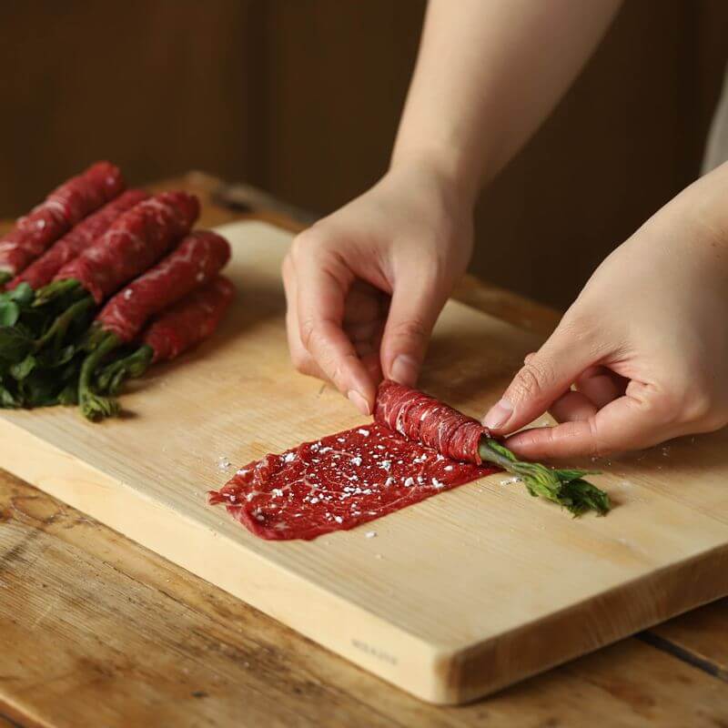 두릅 소고기 말이