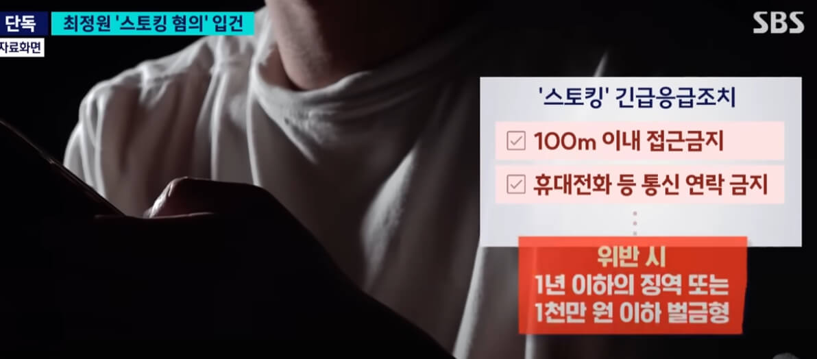 스토킹 범죄 양형기준