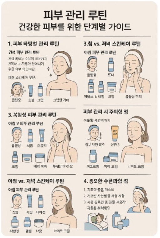 건강한 피부를 위한 단계별 가이드