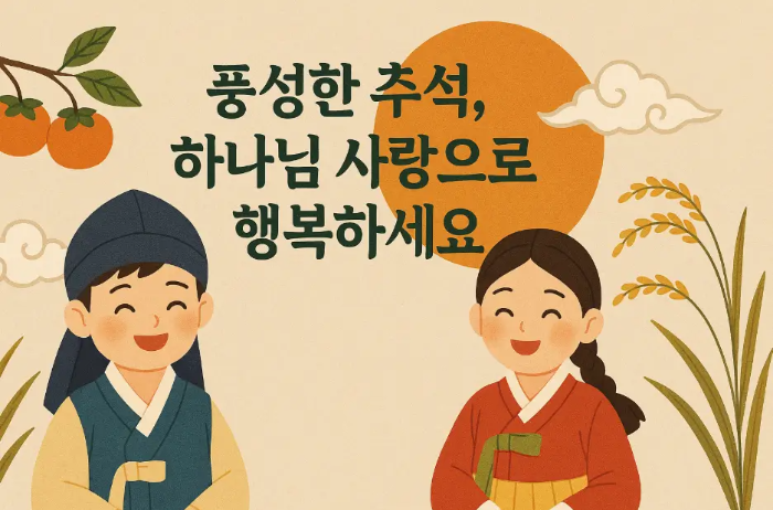 풍성한-추석-아이들-크리스천-인사