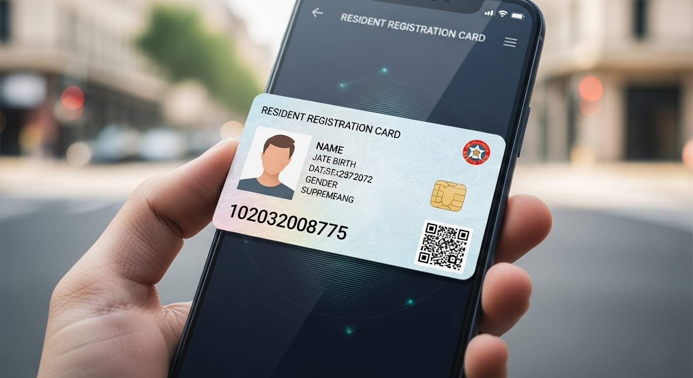 모바일 주민등록증 발급방법