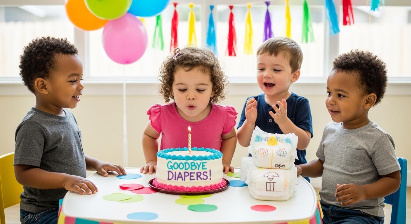 어린이집 기저귀 안녕 파티