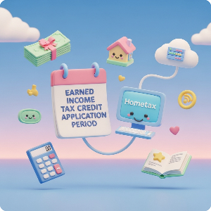 2025 근로장려금 반기신청 기간&amp;#44; 지급일&amp;#44; 신청방법 (홈택스 기간)이미지