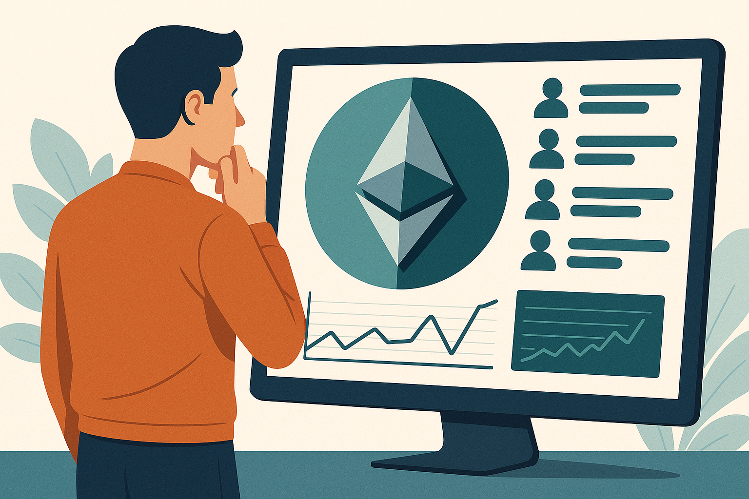 이더리움 대량 보유 주체 분석 관련 사진