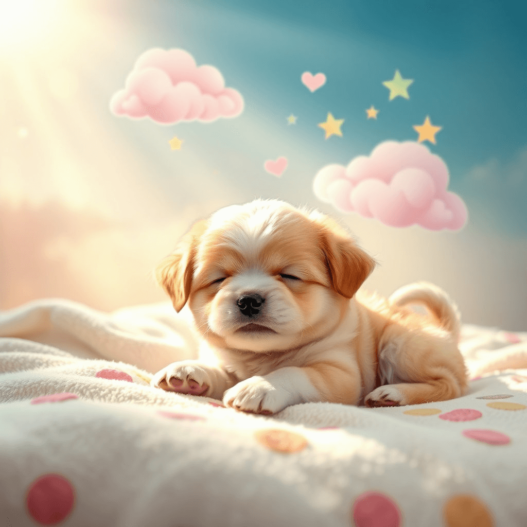 강아지가 웃는 꿈 해몽