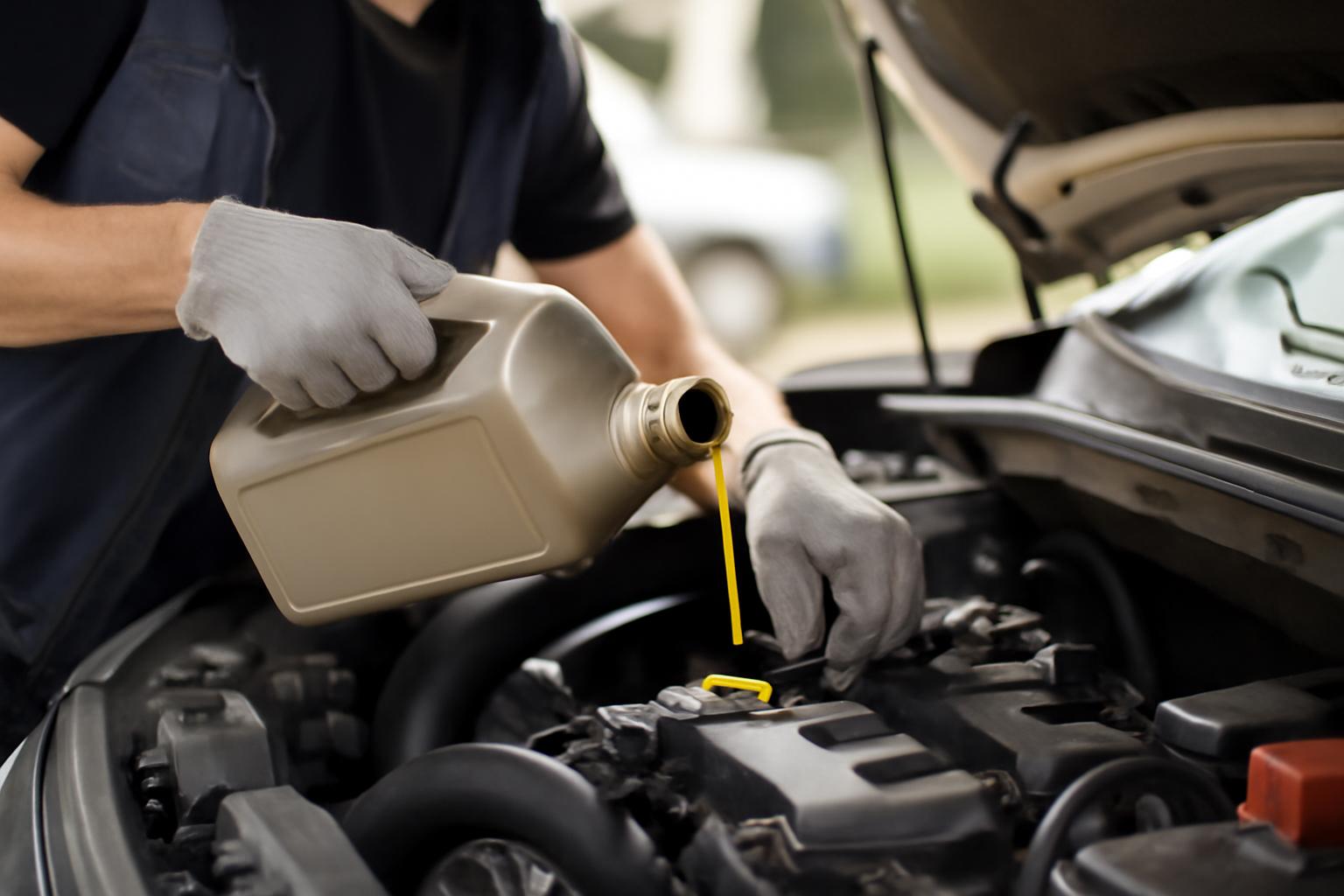 엔진오일 교체주기 초과