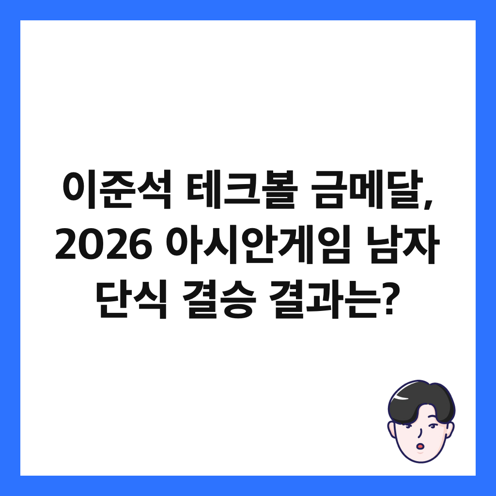 ์ด์ค์ ํ
ํฌ๋ณผ ๊ธ๋ฉ๋ฌ, 2026 ์์์๊ฒ์ ๋จ์ ๋จ์ ๊ฒฐ์น ๊ฒฐ๊ณผ๋? ์ธ๋ค์ผ