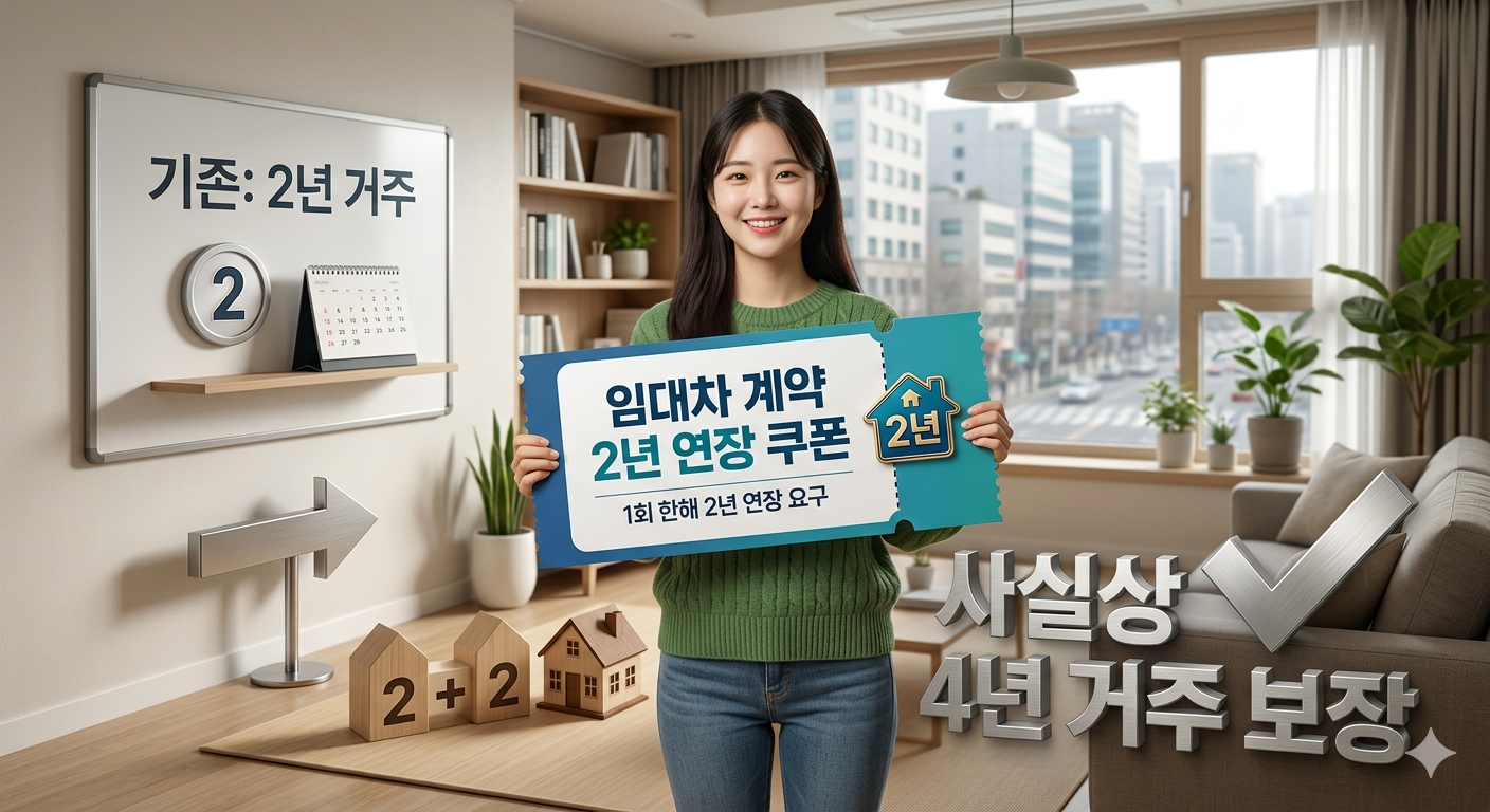 계액갱신청구권 2+2=4