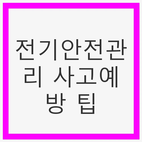 전기안전관리