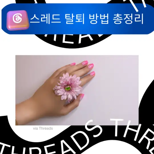 스레드 탈퇴 방법 총정리, 인스타그램 Threads 계정 삭제부터 알림 차단까지
