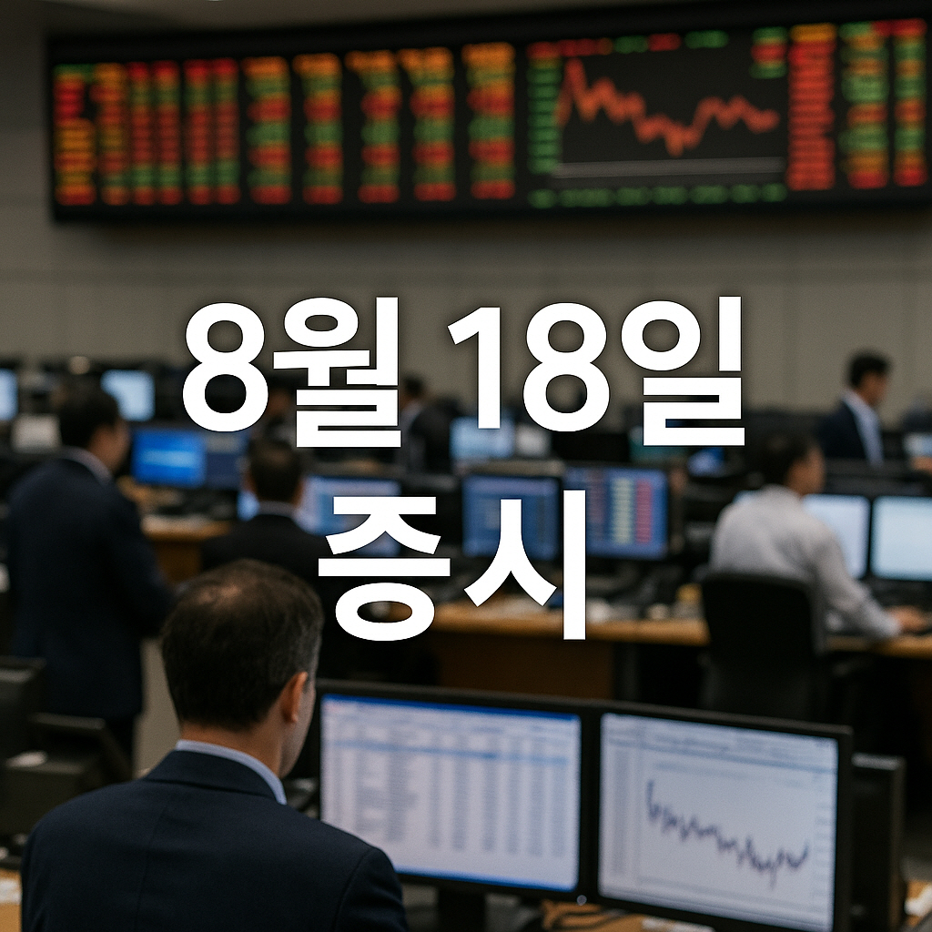 2025년 8월 18일 증시