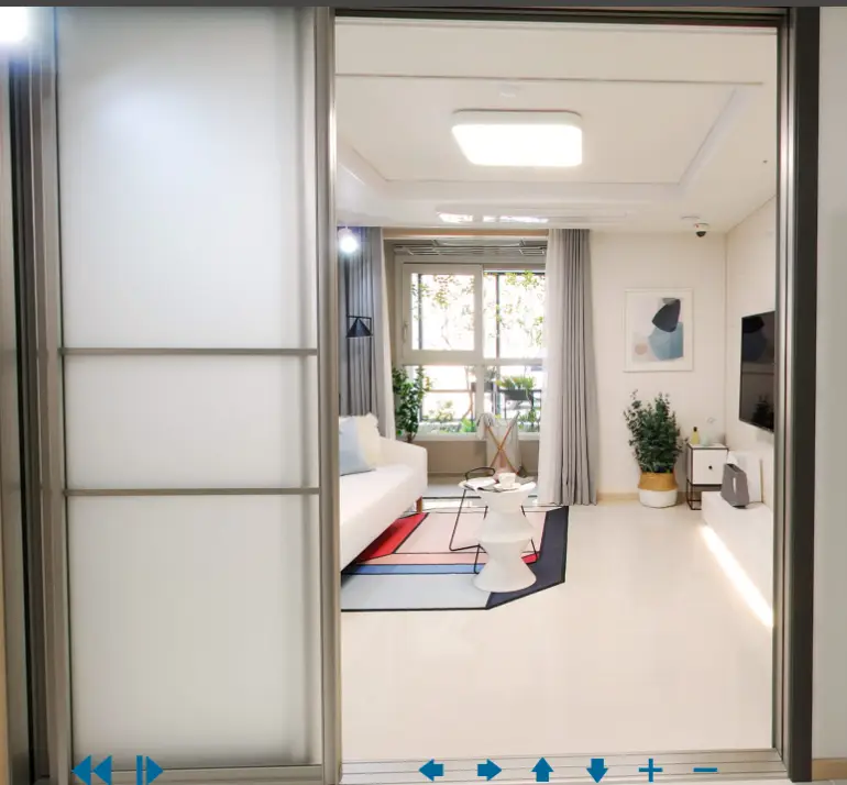 평촌자이아이파크 거실