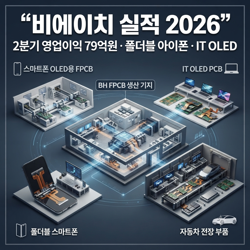 비에이치 2026년 실적과 폴더블 아이폰 IT OLED 사업
