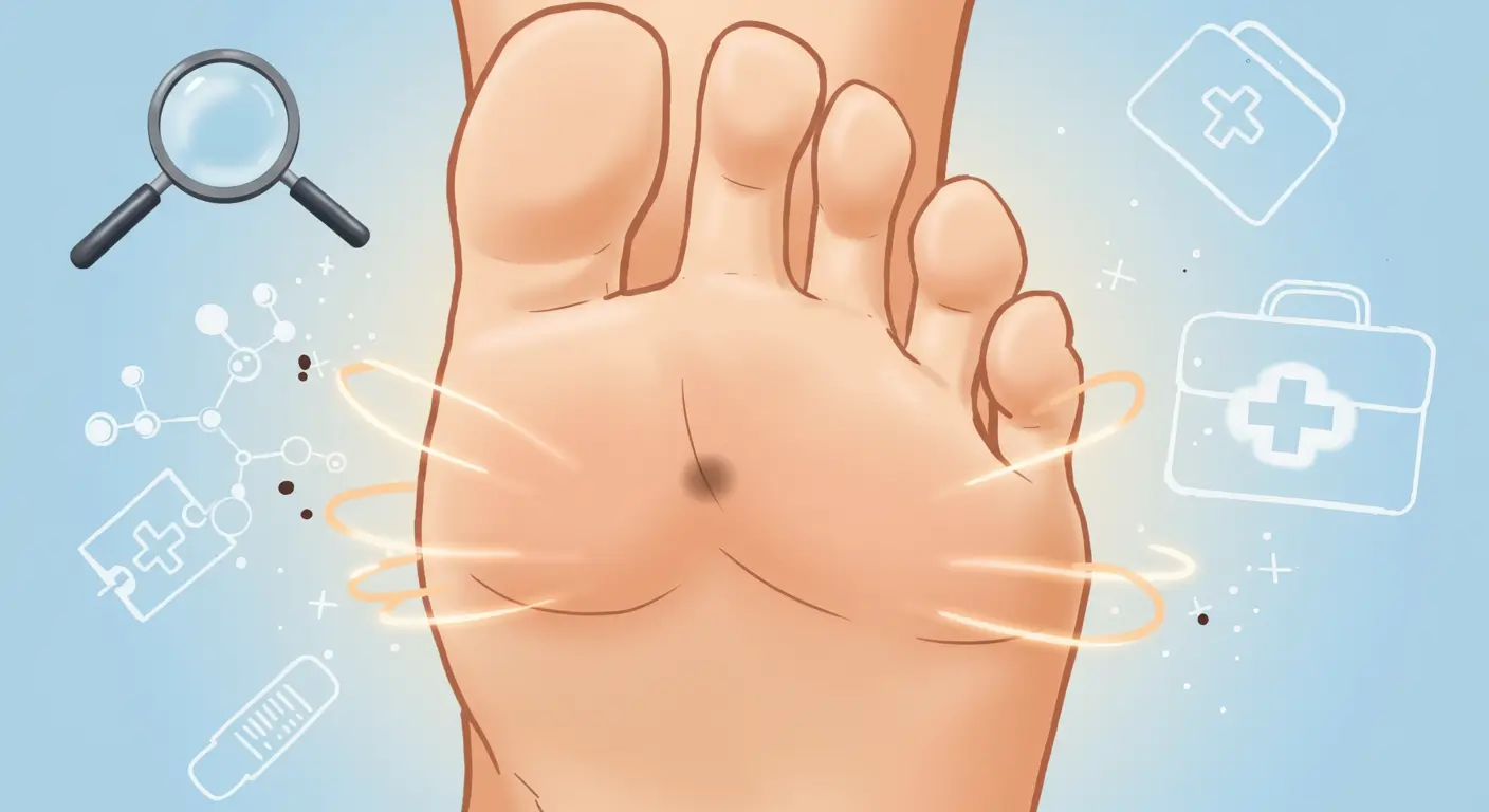 발바닥의 검은 점, 티눈일까 사마귀일까?