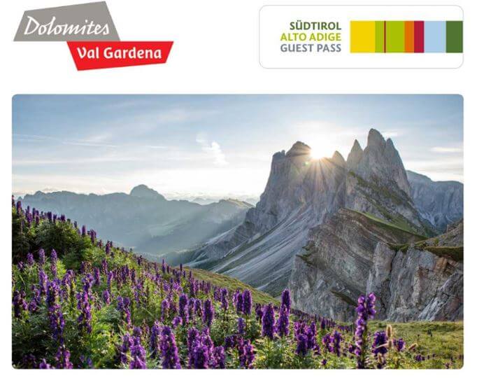 돌로미티 오르티세이 게스트 카드 (발 가르데나 게스트 패스) 사용방법 이용 후기