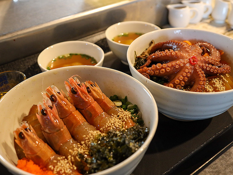 제주 협재 해물비빔밥 '안녕협재씨'