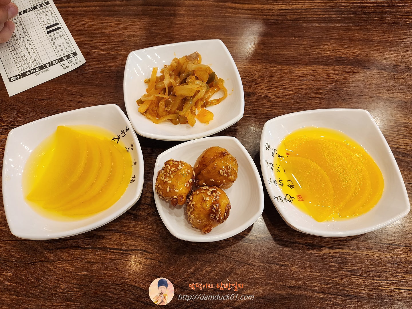 전국5대짬뽕연화산 반찬