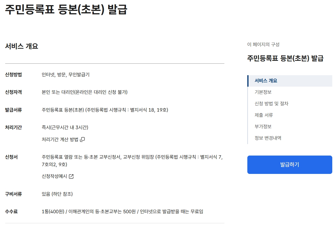 주민등록-등본-발급