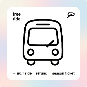 대중교통 무임&middot;환급&middot;정기권 이미지