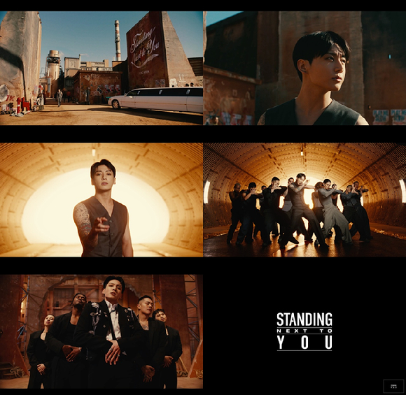 방탄소년단 정국 &#39;스탠딩 넥스트 투 유&#39; 뮤직비디오 갈무리 [사진=빅히트뮤직]