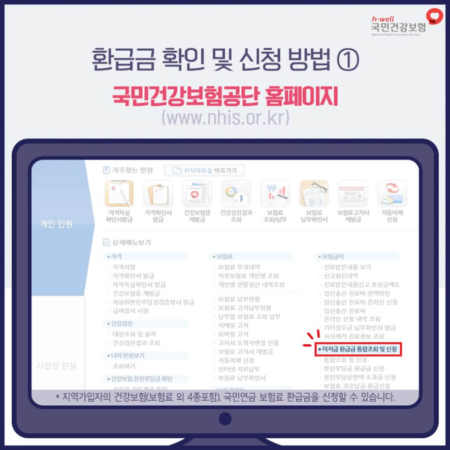 건강보험료 환급