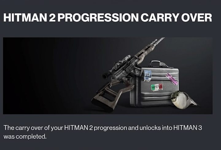 히트맨2 진행상황을 히트맨 3 계정으로 내보내기 완료