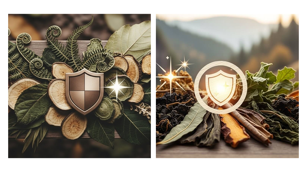 더덕, 취나물, 토란대의 면역력 강화