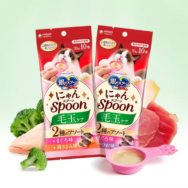 고양이 건강 습식 간식 '냥스푼 헤어볼 케어' 소개! [성분 기능 용량 가격]