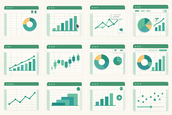 구글 스프레드시트에서 차트 사진