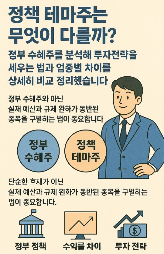 정책 테마주는 뭐가 다를까