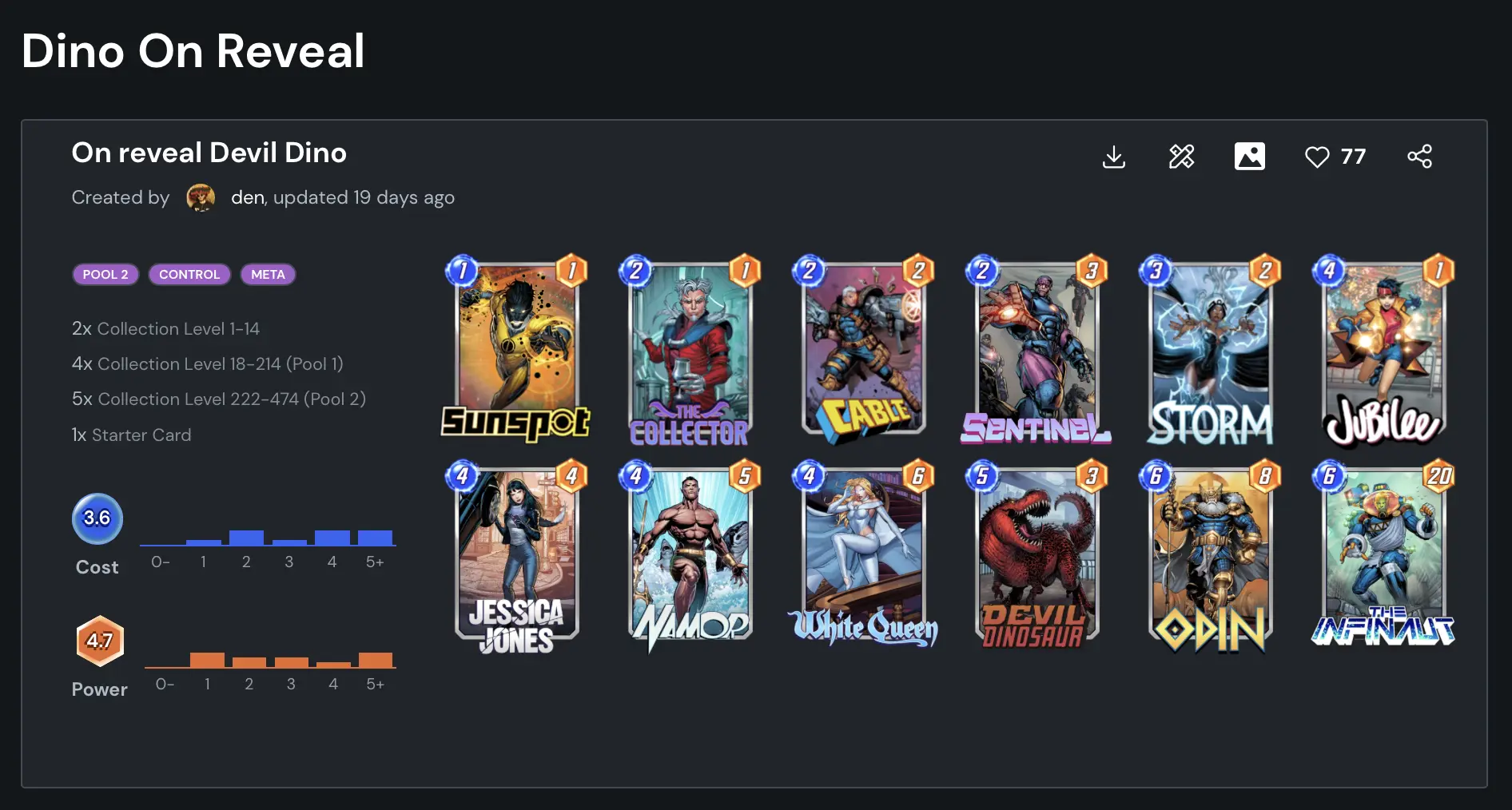 마블스냅 2풀 덱 추천