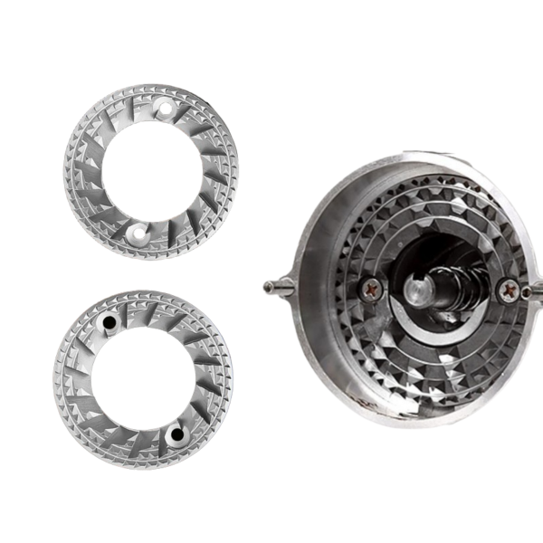 커피 그라인더 종류: 코니컬 버, 플랫 버,클러쉬드 버(Burr) 비교_크러쉬드 버