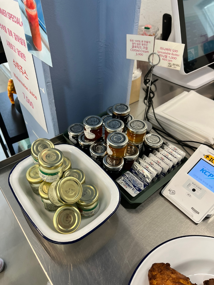 계산대 잼 종류