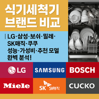 식기세척기 비교에 대한 대표 이미지