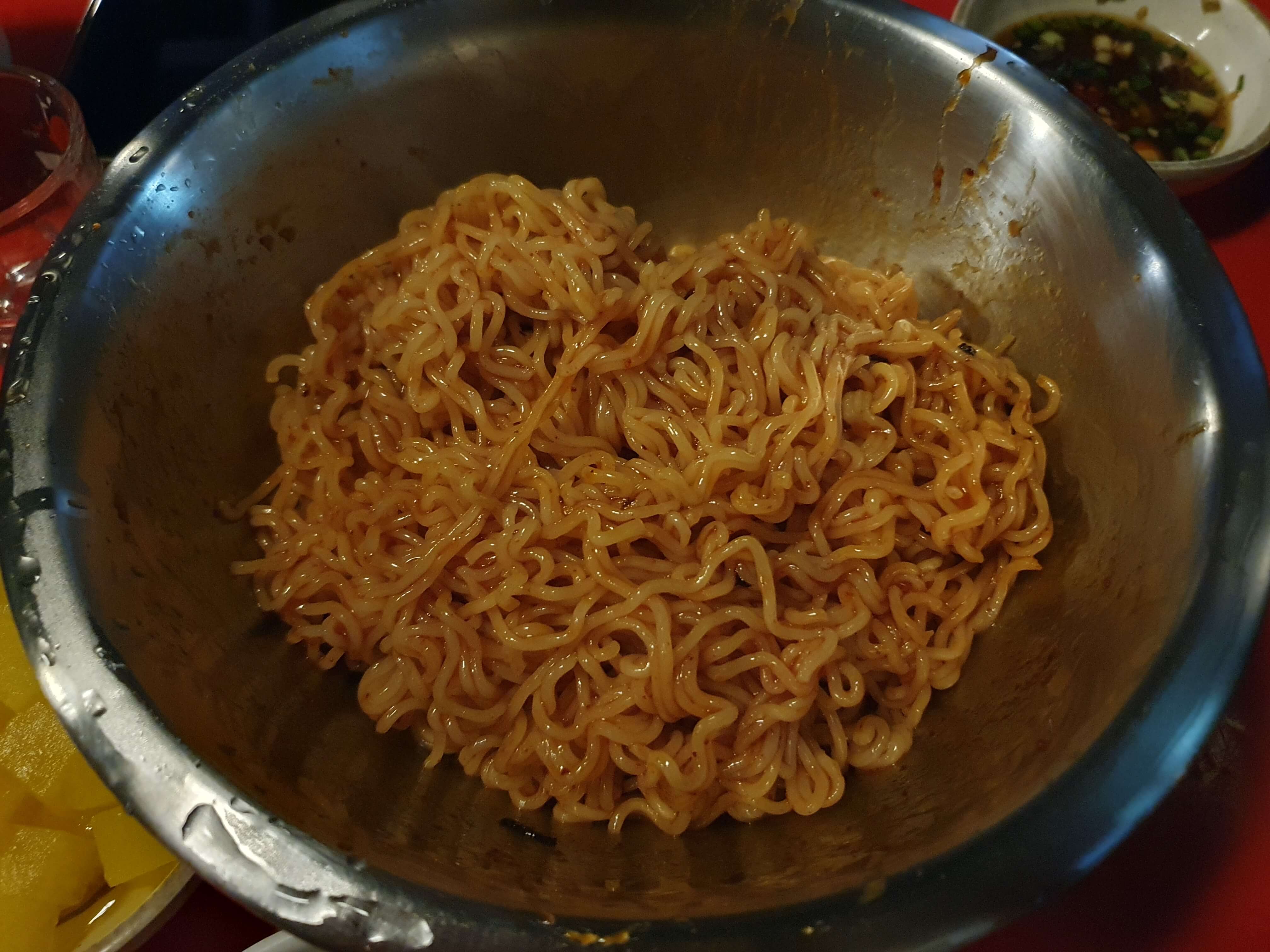 연지동(초읍) 술집 그때만난순필씨-비빔면(팔도 2개)