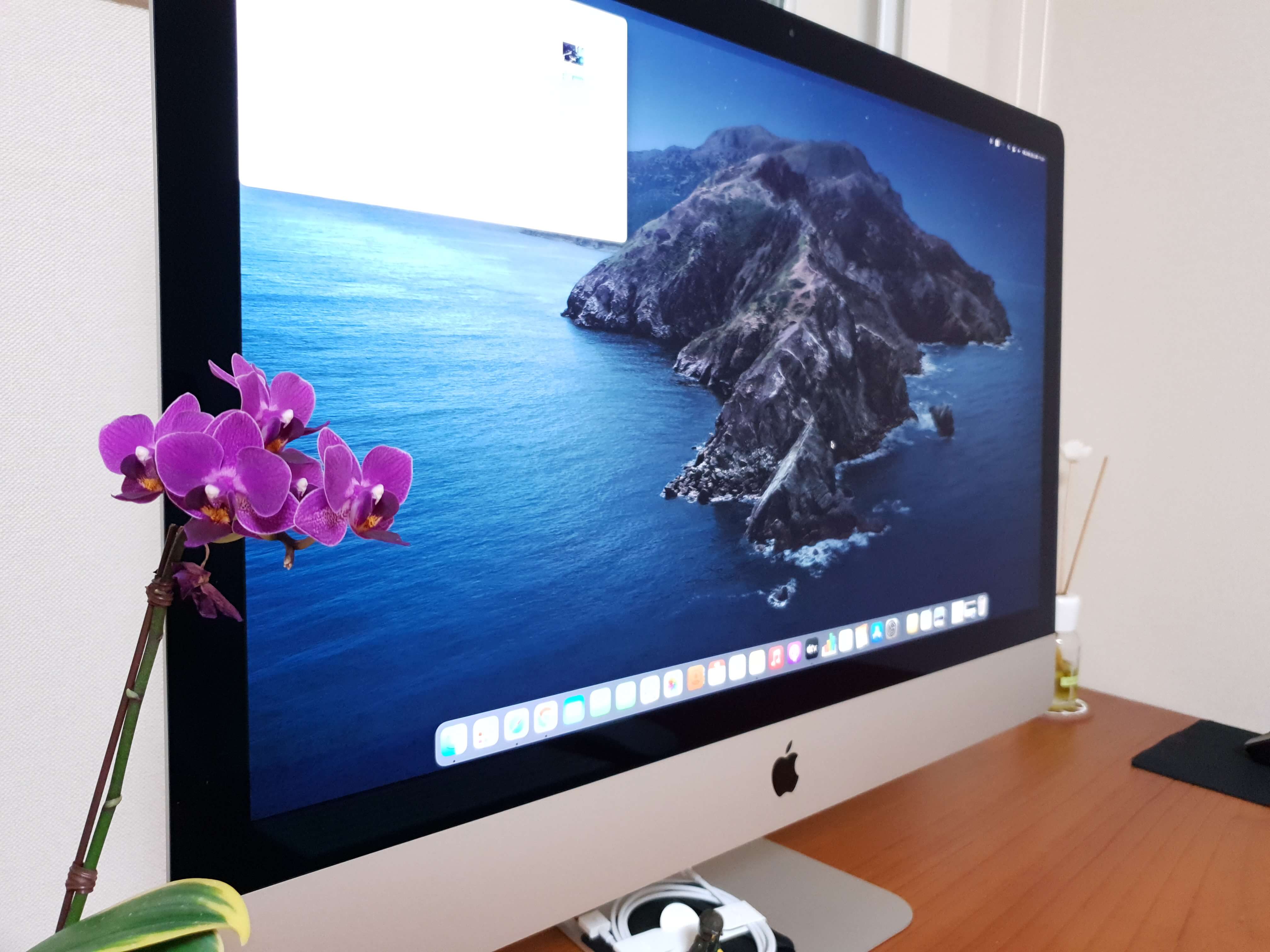 애플-아이맥27인치-옆모습