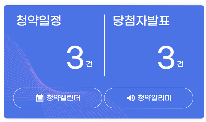 청약홈 청약일정 표