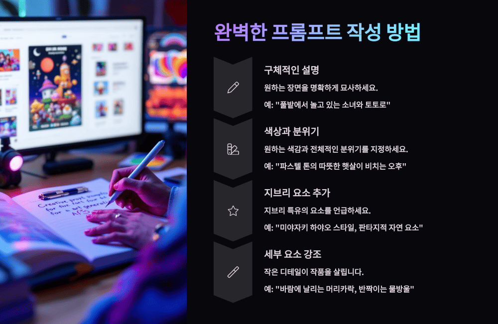 완벽한 프롬프트 작성 방법