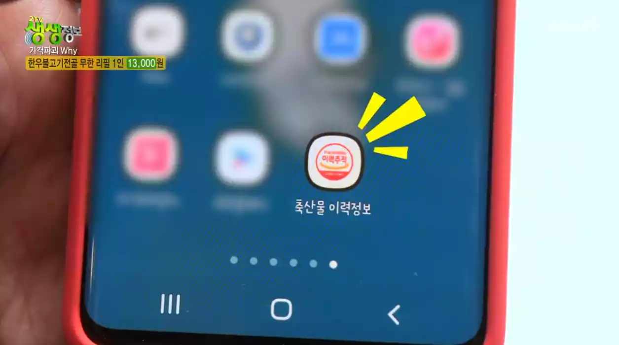 축산물 이력정보