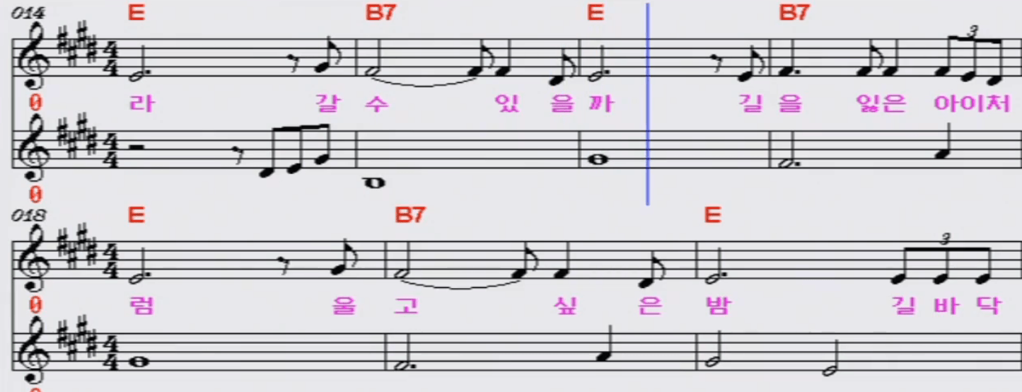 임지훈 내 그리운 나라 악보