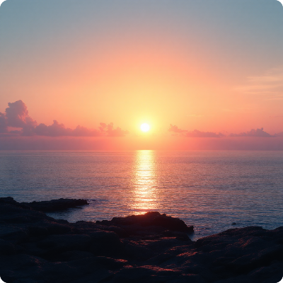 강원도 새해 일출 해돋이 명소 가상 이미지